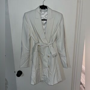 Theory Belted Blazer Dress